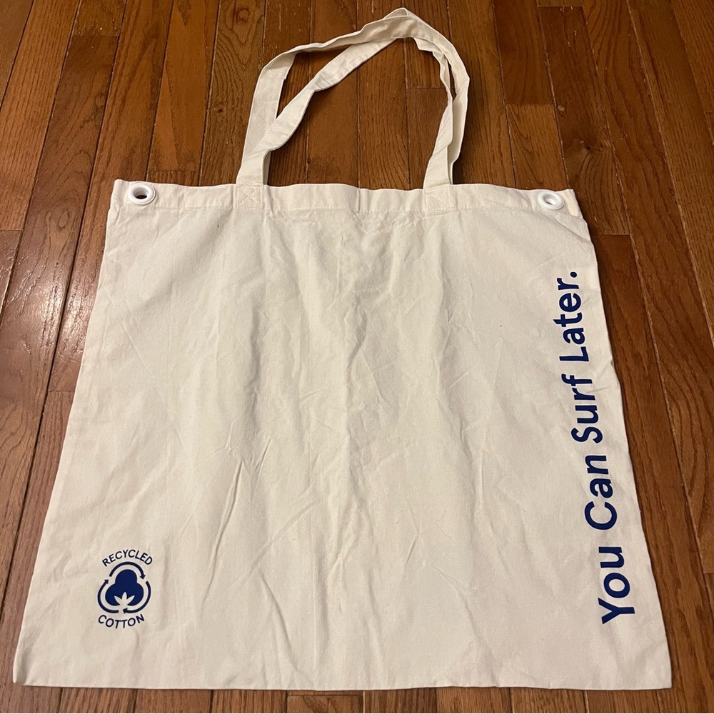 P448 Canvas tote bag You can Surf Later Reusable Tote